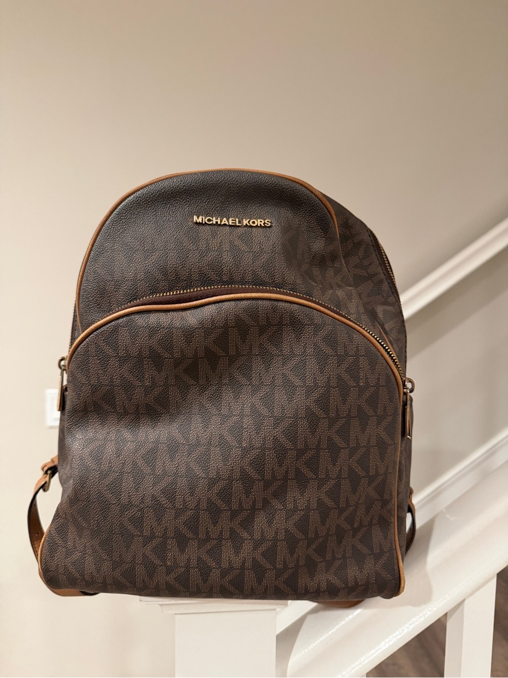 Michael Kors Abbey Logo Backpack